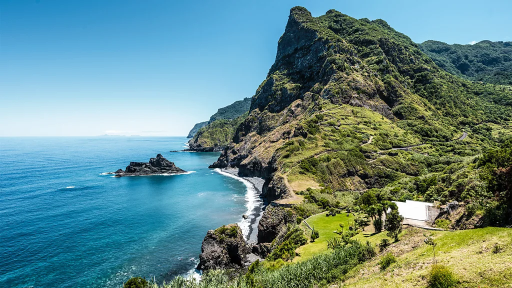 Madeira tropical landscape