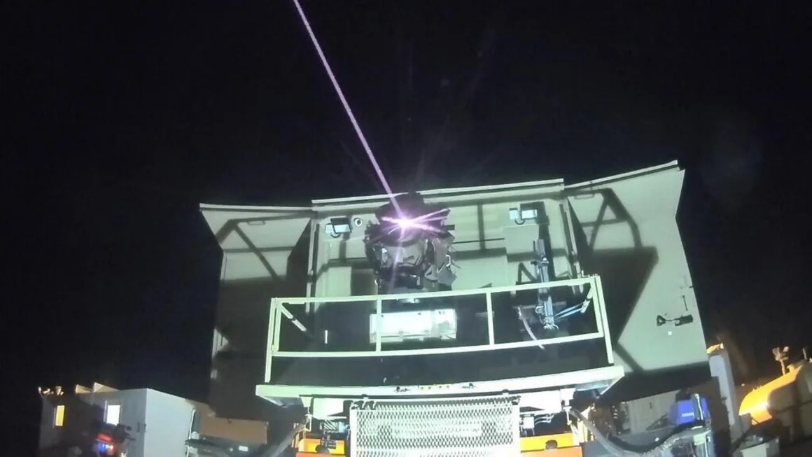 Israel Iron Beam laser defense system