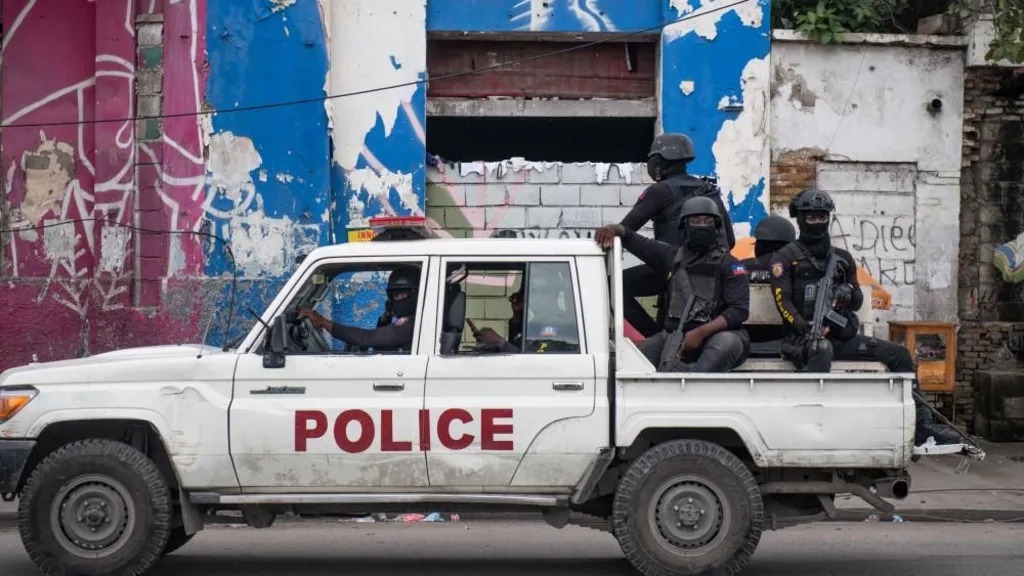 Scene of the gang attack at a Haiti hospital, highlighting the ongoing violence in Port-au-Prince.