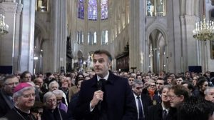 Notre Dame Reopening Macron