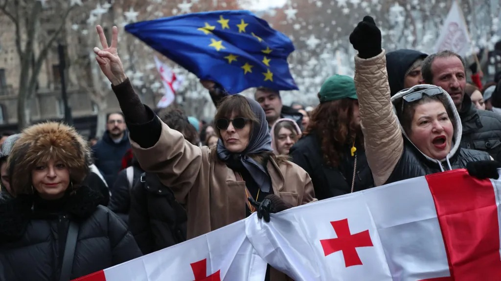 Georgia Protests Tbilisi Political Showdown