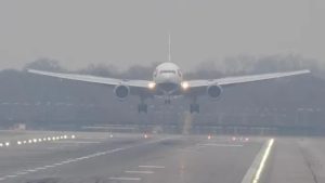 UK Flight Delays Fog 2023