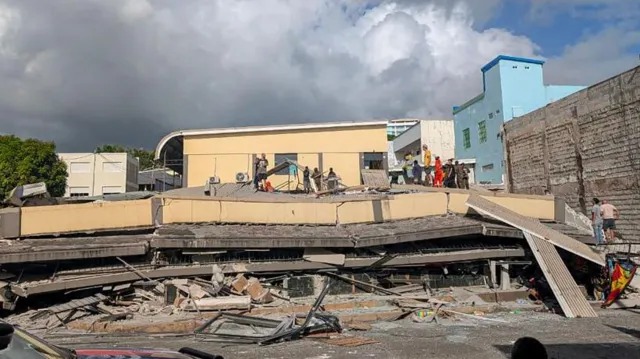 Vanuatu earthquake destruction