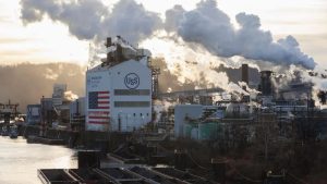 US Steel factory in Pennsylvania amidst blocked Nippon Steel deal.