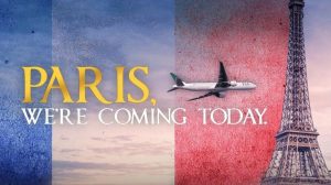 PIA advertisement showing plane flying toward Eiffel Tower sparks backlash over 9/11 comparisons.