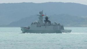 China military drill in Tasman Sea