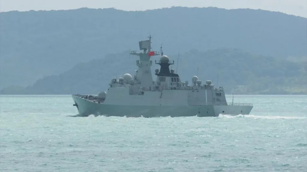 China military drill in Tasman Sea