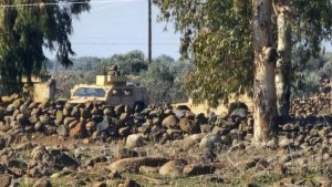 Israel Syria demilitarisation protest in Quneitra