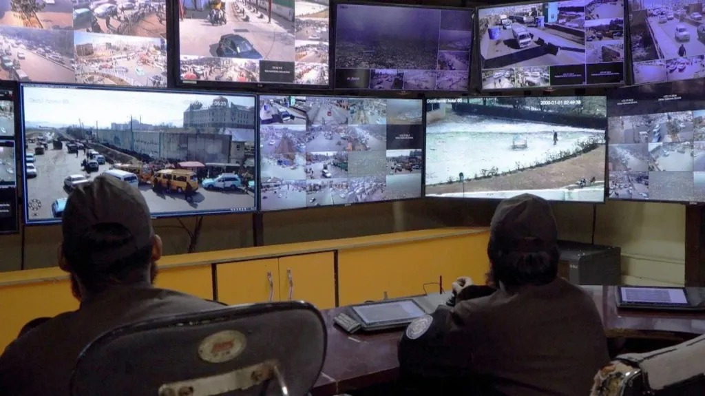 Taliban surveillance network control room