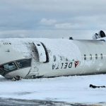 Toronto plane crash wreckage