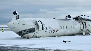 Toronto plane crash wreckage